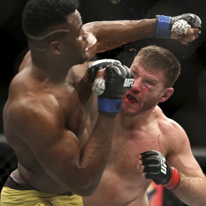 Francis Ngannou said he is a new fighter now heading into his rematch with UFC heavyweight champion Stipe Miocic. Photo: AP