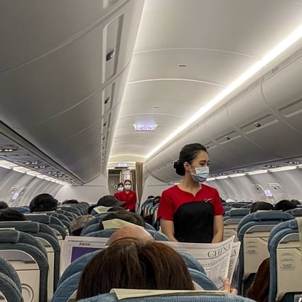 Former cabin crew are valued for their skills and training in customer service. Photo: Linda Lew