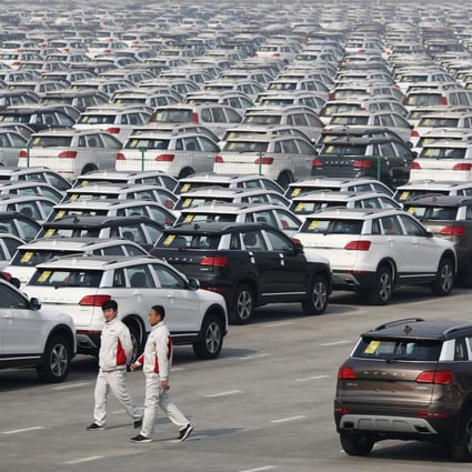 HAVAL SUVs at a GWM assembly plant in Baoding, in China’s northern Hebei province. The company sells cars in more than 60 markets worldwide. Photo: AP