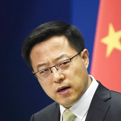 Chinese foreign ministry spokesman Zhao Lijian played a key role in spreading conspiracy theories. Photo: Kyodo