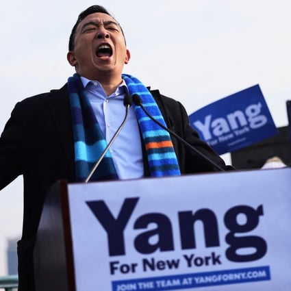New York City Mayoral candidate Andrew Yang. Photo: AFP