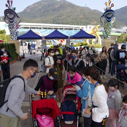 Ocean Park reopened on Thursday after more than two months of closure because of the health crisis. Photo: Sam Tsang