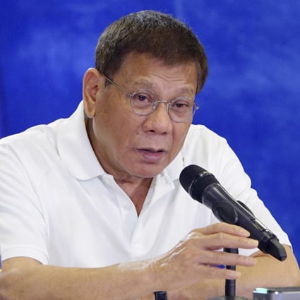 President Rodrigo Duterte has railed against military pacts with Washington for increasing the risks of his country getting caught in a US-China conflict over the South China Sea. Photo: AP