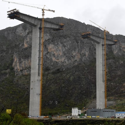 A major road link in Montenegro has been blamed for raising the country’s debts. Photo: AFP