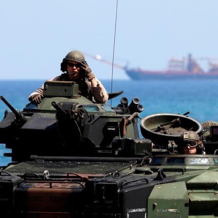 US Marines on exercise in the Philippines. Photo: Reuters