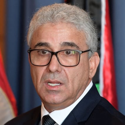 Libya’s interior minister Fathi Bashagha gives a press conference in the Tunisian capital of Tunis in December 2019. Photo: AFP