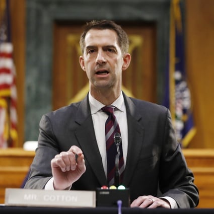 Senator Tom Cotton has joined the public debate among industry groups and think tanks in advocating US government support for the country’s semiconductor manufacturing industry. Photo: AP