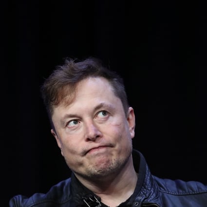 Tesla CEO Elon Musk lost US$15 billion when the company’s shares fell 8.6 per cent on Monday, making Amazon.com founder Jeff Bezos once again the world’s richest person. Photo: Getty Images