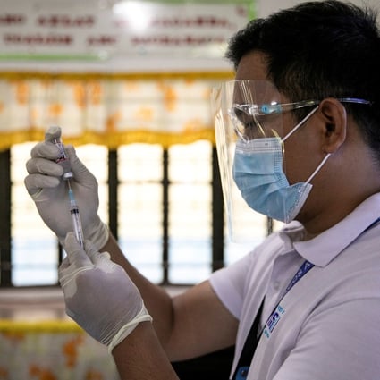 There are about 30,000 Filipinos working for Britain’s National Health Service, but London said it did not need to trade vaccines for more nurses. Photo: Reuters