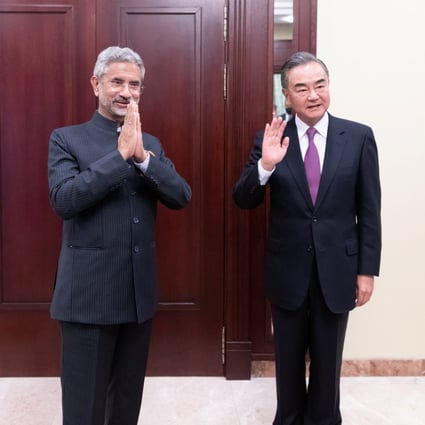 Foreign ministers Subrahmanyam Jaishankar and Wang Yi last met in person at the Shanghai Cooperation Organisation meeting in September. Photo: Reuters