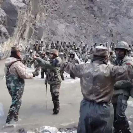 Last week, Chinese state broadcaster CCTV released video recordings of last summer’s clash between Chinese and Indian troops along the Line of Actual Control in the disputed area, saying four people died in combat. Photo: AFP