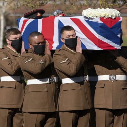 Uk Bids Farewell To Coronavirus Hero Captain Tom Moore With Plane Fly Past Gun Salute At Funeral South China Morning Post