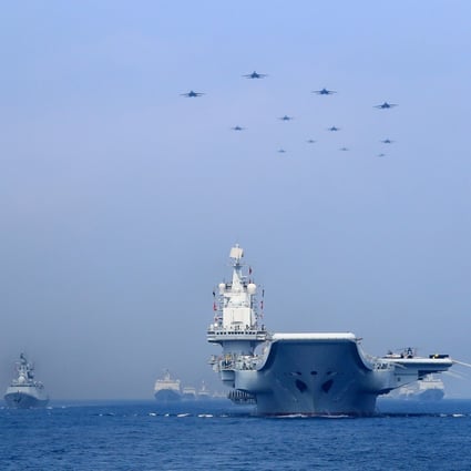 China’s military exercise is being conducted west of the Leizhou Peninsula in Guangdong province during March. Photo: Reuters