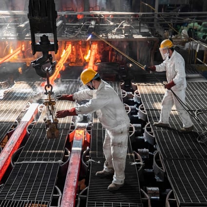 China’s metal producers are among those likely to see their profits slide in 2021, according to a new study. Photo: AFP