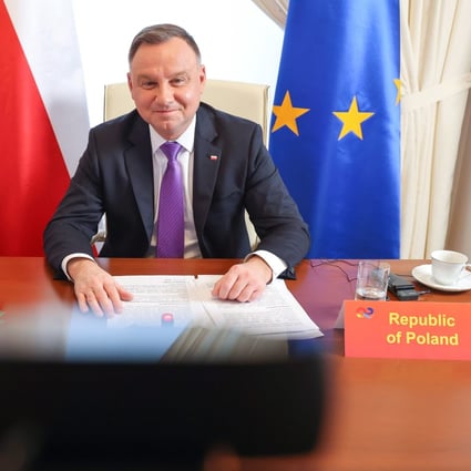 Polish President Andrzej Duda reportedly told China’s President Xi Jinping that Poland was willing to cooperate with China in the pandemic fight. Photo: EPA-EFE