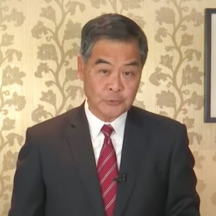 Former Hong Kong leader CY Leung has released his third video speech in a week.