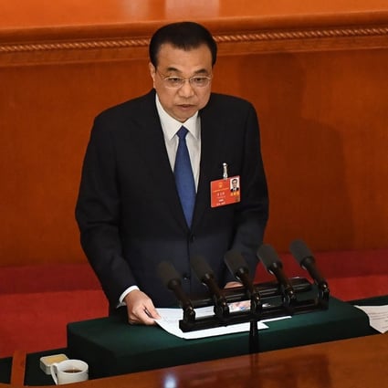 China’s Premier Li Keqiang will deliver the annual government work report to nearly 3,000 delegates of the National People’s Congress on Friday in Beijing. Photo: AFP