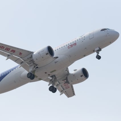 Most of the parts are currently imported from foreign manufacturers, though China is hoping to produce its own indigenous engine for the C919. Photo: Xinhua