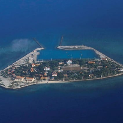 Construction is visible on the Vietnam-controlled Southwest Cay, in the Spratly Islands. Photo: Reuters