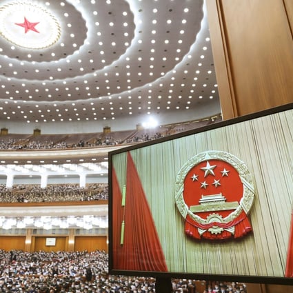 The National People’s Congress opens at the Great Hall of the People in Beijing, China. Photo: Xinhua