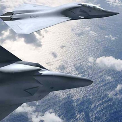An artist’s impression of the US Next Generation Air Dominance (NGAD) fighter jet. Photo: Handout/Boeing