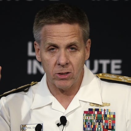 Admiral Philip Davidson leads the US Indo-Pacific Command. Photo: AP