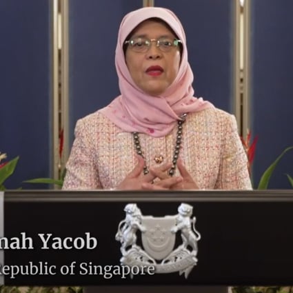 Singapore President Halimah Yacob said countries should prioritise gender equality in their policymaking. Photo: SCMP
