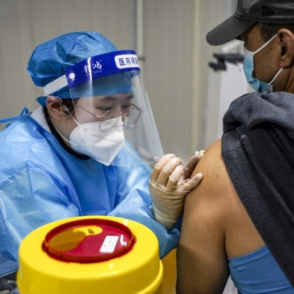 China’s version of a vaccine passport would contain information about holders’ coronavirus and serum antibody tests and inoculation status. Photo: Xinhua
