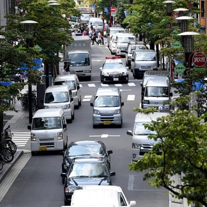 Traffic pictured on a street in Tokyo in 2017. More than US$366,000 in unpaid traffic fines are owed by the various diplomatic missions in the Japanese capital. Photo: AFP