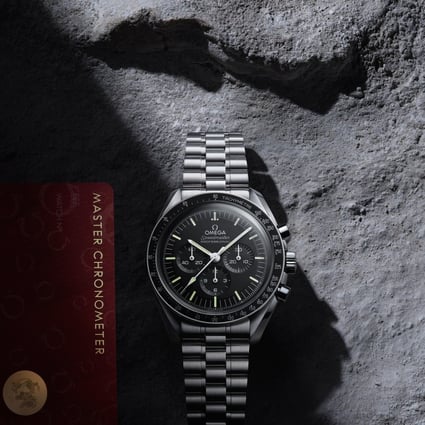 Omega’s new Master Chronometer-certified Speedmaster Moonwatch carries on the legacy of the iconic timepiece that was worn during the first walk on the moon. Photo: Omega