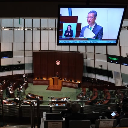 Hong Kong Financial Secretary Paul Chan Mo-po, delivering his budget address at the Legislative Council in February. Keeping the house in order is vital, but it is important that lawmakers can continue exercising checks and balances effectively under the Basic Law. Photo: Edmond So