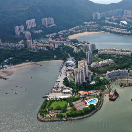 The developer’s diversification away from Discovery Bay, pictured, could help to reduce risk, says Leo Cheung, of Pruden Holdings. Photo: Roy Issa