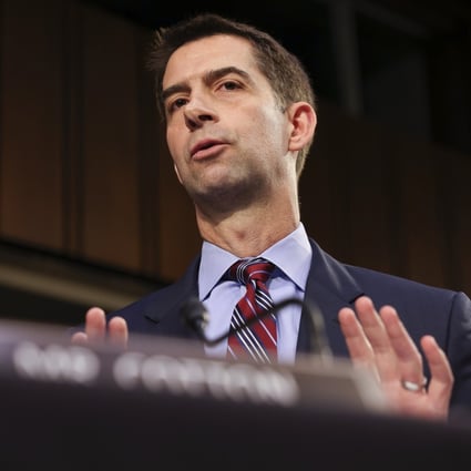 Senator Tom Cotton is one of eight Republicans who signed the letter to the US attorney general. Photo: AP