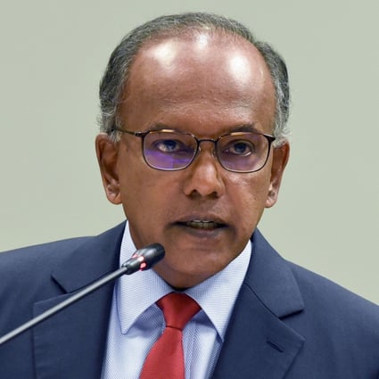 Singapore’s Minister of Law K. Shanmugam says some people are deliberately stoking anti-Indian sentiments. Photo: AFP