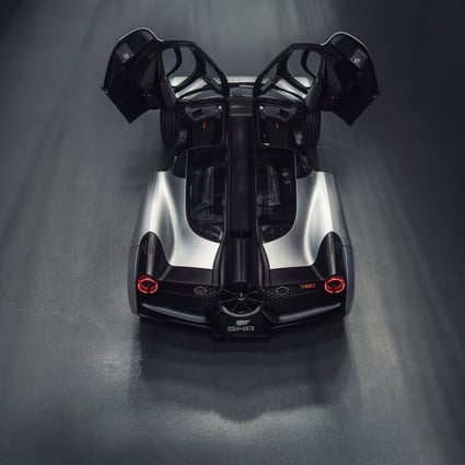 Gordon Murray Group's T50 supercar, which will go into limited production in 2022 and carry a price tag of 2.4 million pounds. Photo: Handout