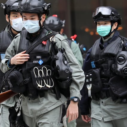 Police officers were frequent targets of doxxing during the 2019 anti-government protests. Photo: Dickson Lee