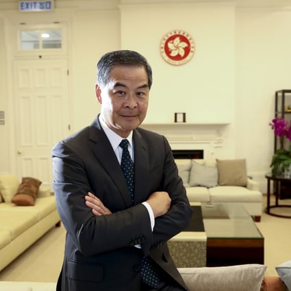 Former Hong Kong chief executive Leung Chun-ying. Photo: Nora Tam