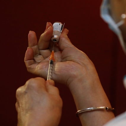 A nurse prepares to administer a dose of Covid-19 vaccine at Gleneagles hospital in Singapore. Photo: Reuters