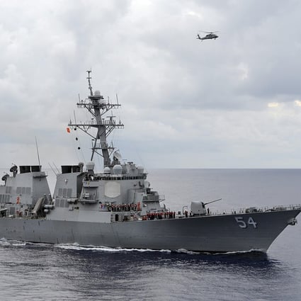 The USS Curtis Wilbur had conducted freedom of navigation operations, the US Navy said. Photo: Reuters
