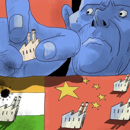 India’s second coronavirus wave is threatening to put many small exporters out of business and slow the country’s economic recovery. Illustration: Brian Wang