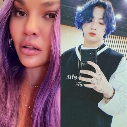 Hair Dye Sales Soared As Coronavirus Lockdowns Made Novel Shades Trendy From The Blue Of Bts Jungkook To Chrissy Teigen S Pink Waves And Bella Hadid S Red Fringe South China Morning Post