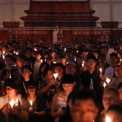 The organiser of Hong Kong’s annual Tiananmen crackdown vigil is seeking special dispensation for the event to go ahead amid the pandemic. Photo: Sam Tsang