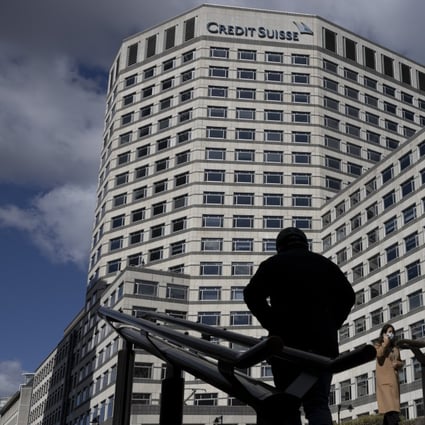 A view of Credit Suisse in the Canary Wharf business district in London. The collapse of Archegos Capital in March has resulted in huge losses for banks including Credit Suisse. Unexpected incidents like this are the biggest risk facing markets. Photo: Getty Images