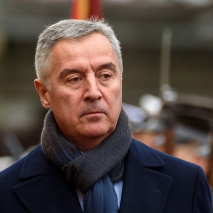 Montenegro’s President Milo Djukanovic spoke to China’s President Xi Jinping about the future of the “17+1” grouping after Lithuania announced at the weekend it was withdrawing. Photo: AFP