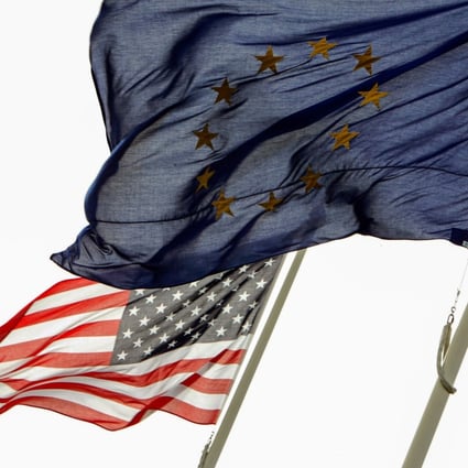 Top US and EU diplomats met in Brussels on Wednesday to discuss their shared concerns about China. Photo: AFP