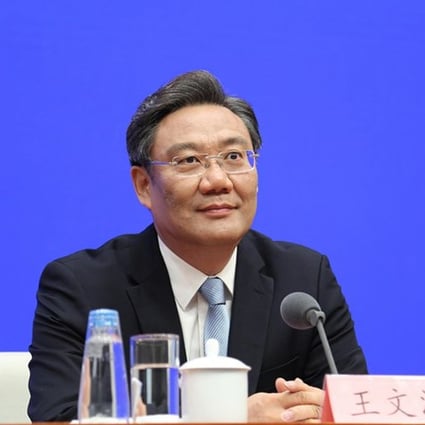Chinese commerce minister Wang Wentao has asked France to help restart discussions on the Comprehensive Agreement on Investment. Photo: Handout