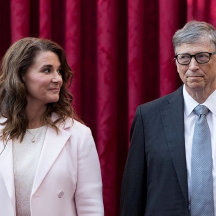 Bill and Melinda Gates, pictured in 2017, met in 1987 when Melinda started working at Microsoft as a product manager. Photo: Reuters