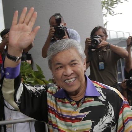 Umno president Ahmad Zahid Hamidi is on trial facing a total of 47 charges. Photo: EPA