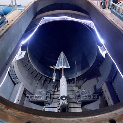 The existing JF-12 hypersonic wind tunnel in Beijing has about one-fifth of the power output of the new facility under construction. Photo: Handout
