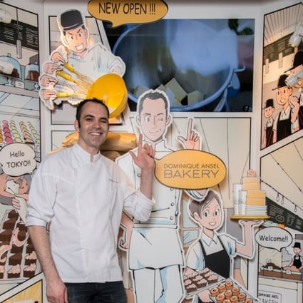 Dominique Ansel at the opening of the Tokyo branch of his eponymous bakery in 2016. He has also opened Dang Wen Li in Hong Kong, and a third outlet of the bakery will debut soon in the city. Meanwhile he has launched a new line: croissant toast. Photo: Dominique Ansel Bakery